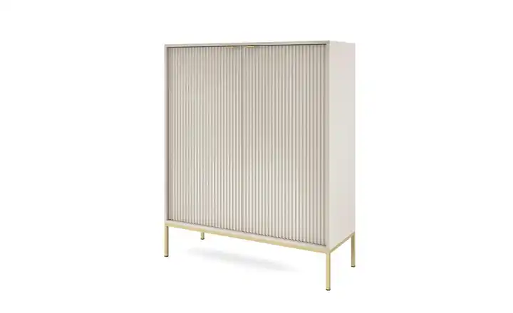 Highboard Nova Beige, Goldfarben