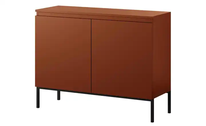 Sideboard Bemmi 100 cm Ziegelrot 2 Stück