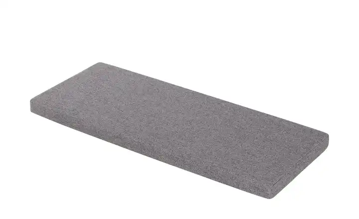 Sitzkissen 80 x 38 cm Perlgrau