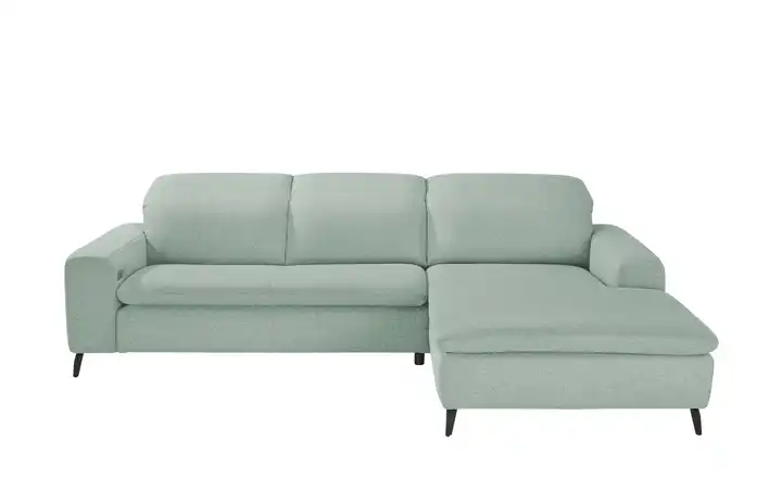 Jette Home Ecksofa aus Flachgewebe Jette Sense Erweiterte Funktion rechts Mintgrün