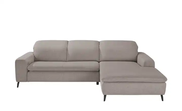 Jette Home Ecksofa aus Flachgewebe Jette Sense Erweiterte Funktion rechts Taupe