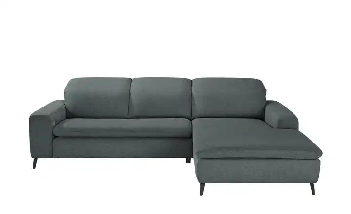 Jette Home Ecksofa aus Flachgewebe Jette Sense Erweiterte Funktion rechts Anthrazit