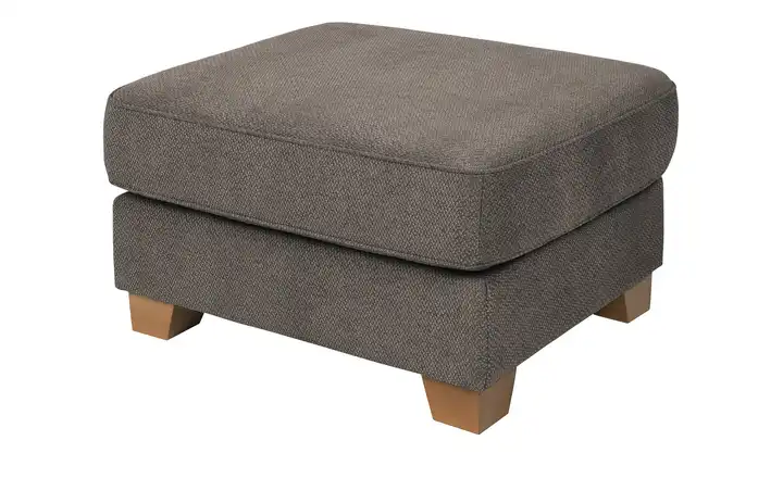 SOHO Hocker Franka Schlamm Webstoff grob