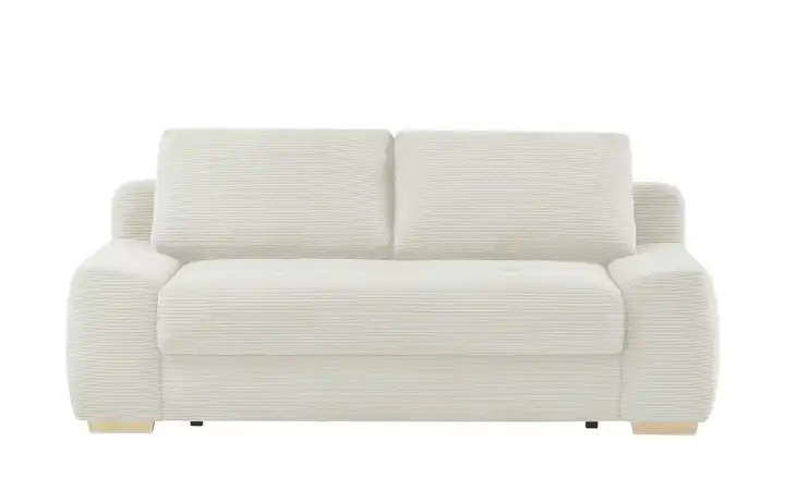 bobb Einzelsofa Eleny de Luxe II Hellgrau Cordstoff