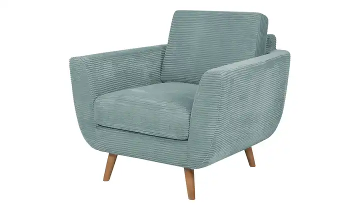 SOHO Sessel Smilla Hellblau Cordstoff