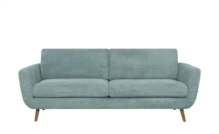 SOHO Sofa Smilla  3 Hellblau Cordstoff