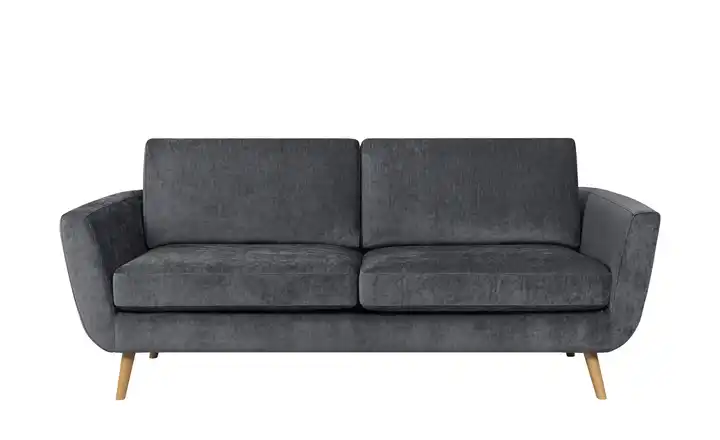 SOHO Sofa Smilla  2,5 Anthrazit Samt