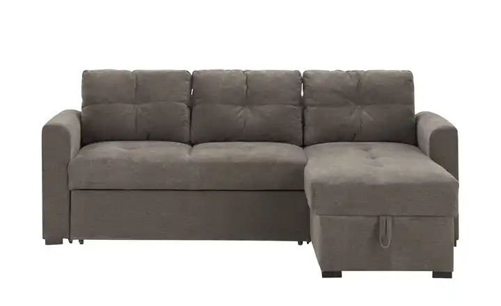 Ecksofa  mit Schlaffunktion Mocca