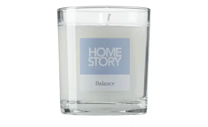 HOME STORY Duftkerze im Glas "Balance"  