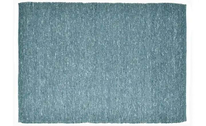 SANSIBAR Sylt Wollteppich Hörnum 60 cm 40 cm 40x60 cm Petrol