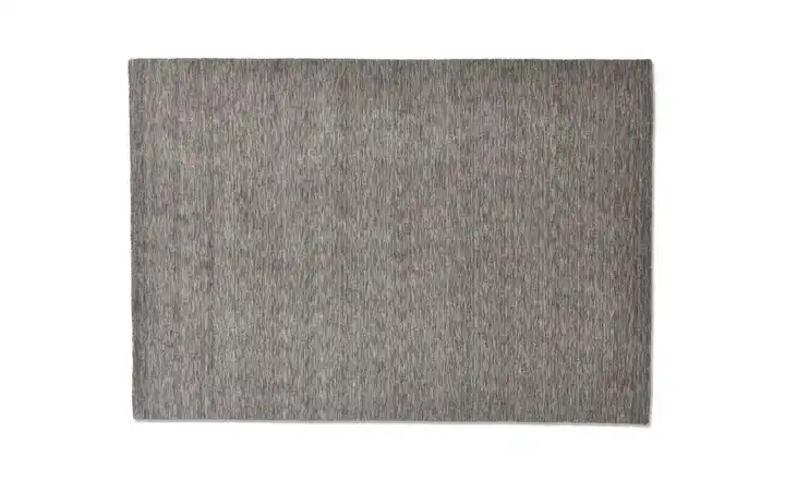 SANSIBAR Sylt Wollteppich List Grau 140 cm 70 cm 70x140 cm