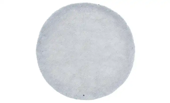 Tom Tailor Hochflorteppich Cozy Grau 100 cm 100 cm Ø 100 cm