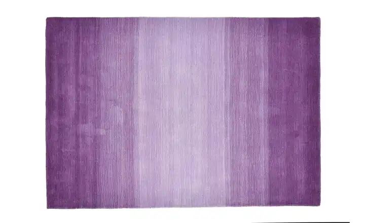 THEKO Wollteppich Wool Comfort 160 cm 90 cm 160x230 cm Lila/Violett