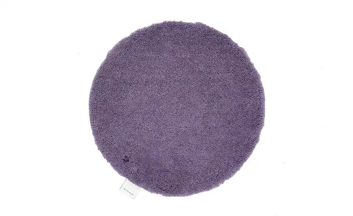 Tom Tailor Badteppich 90 cm 90 cm Lila/Violett Ø 90 cm