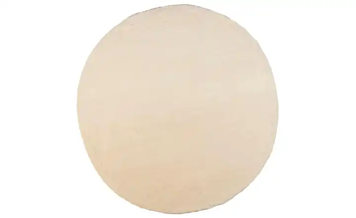 THEKO Berberteppich Maloronga 150 cm 150 cm Ø 150 cm Weiß, Hellbeige, Creme, Ecru