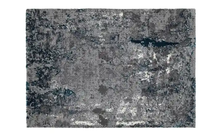 meinTeppich Webteppich Juwel Liray 290 cm 200 cm 200x290 cm Grau, Petrol