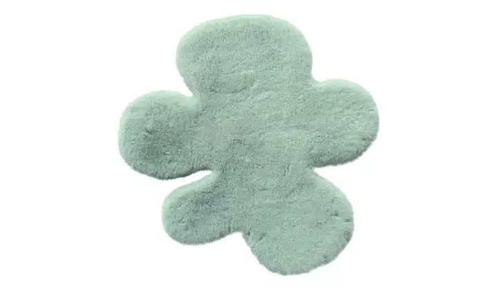 KJUT Kunstfell Fantasieform Bunny Puzzle Grün