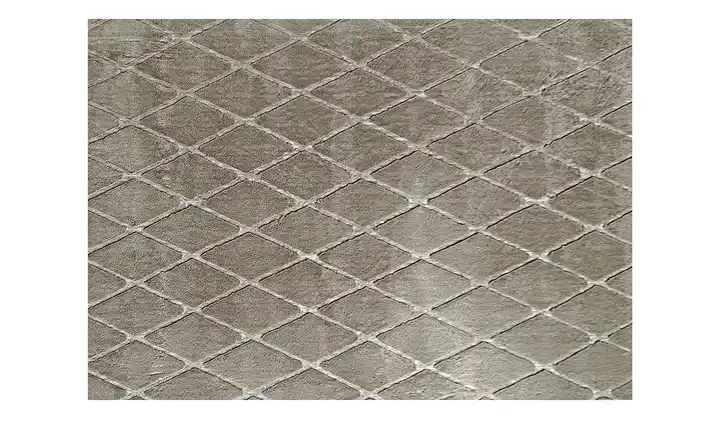 como Kurzflorteppich Cross Soft 160x230 cm rechteckig Taupe