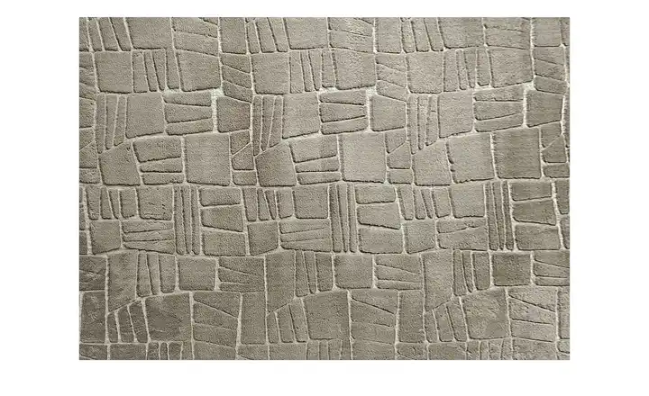 como Hochflorteppich Stone Soft Taupe 140x200 cm rechteckig