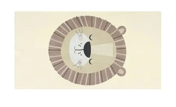 KJUT Kinderteppich Kiddy 80x150 cm Beige, Braun
