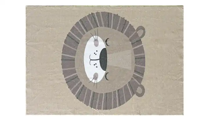 KJUT Kinderteppich Kiddy 140x200 cm Hellbraun