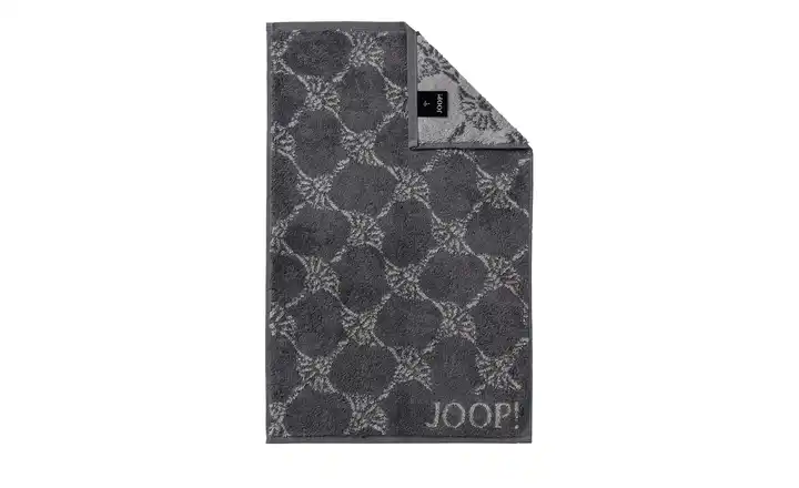JOOP! Gästetuch JOOP 1611 Classic Conflower Anthrazit