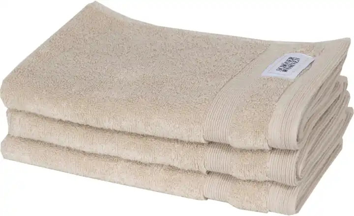 SCHÖNER WOHNEN Kollektion Gästehandtuch 3er-Set  