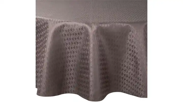 JOOP! Tischdecke Chains Allover 180 cm 180 cm Grau