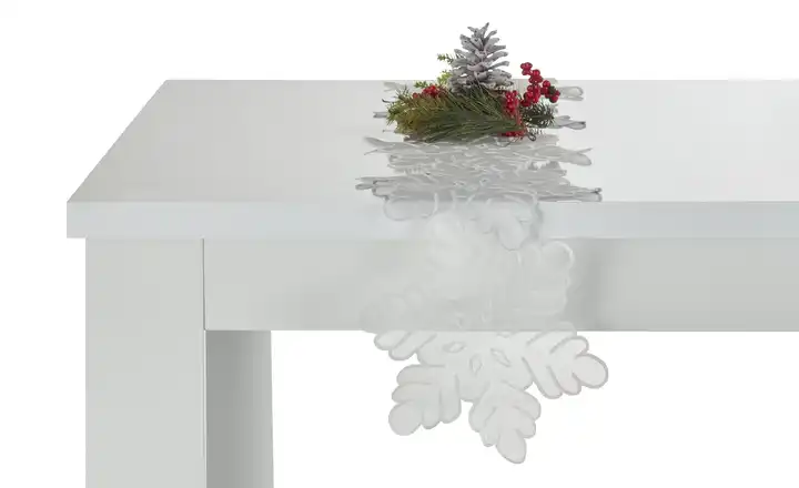  Tischläufer  Schneeflocke