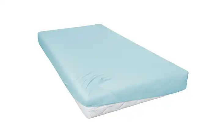 como Jersey-Spannbetttuch Hellblau 180x200 cm