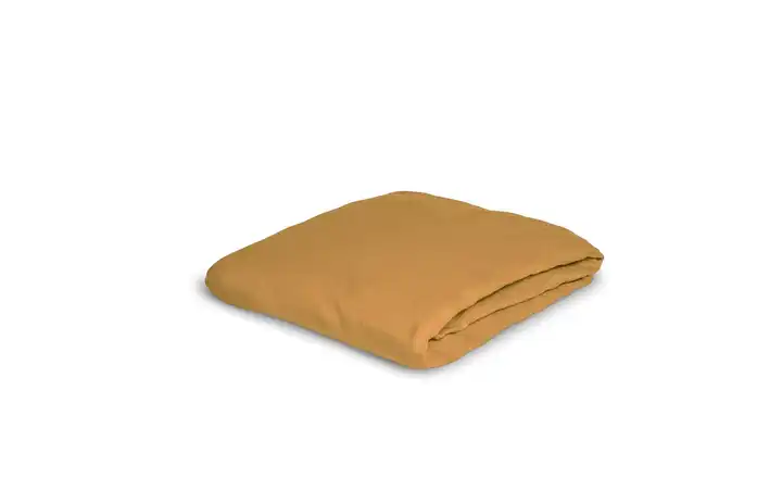 como Jersey Spannbetttuch Goldfarben 180x200 cm