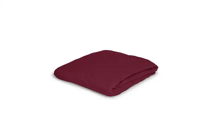 como Jersey Spannbetttuch Rubinrot 180x200 cm