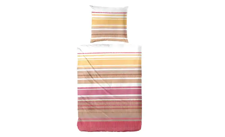 Bettwäsche-Set 220 cm 155 cm Rot