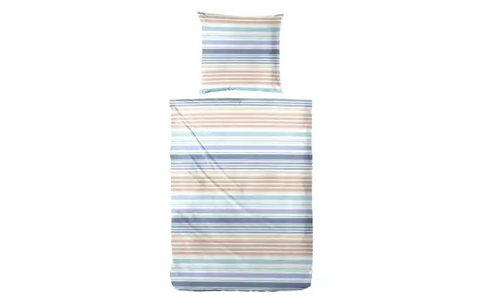 Bettwäsche-Set 220 cm 155 cm Blau
