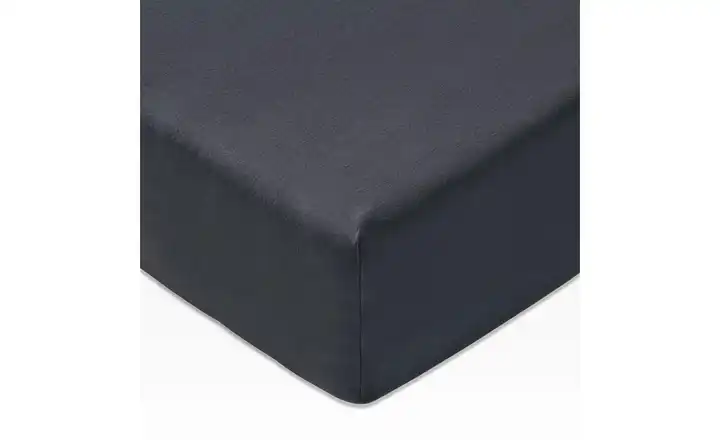 JOOP! Boxspringspannbetttuch Uni 200 cm Dunkelgrau