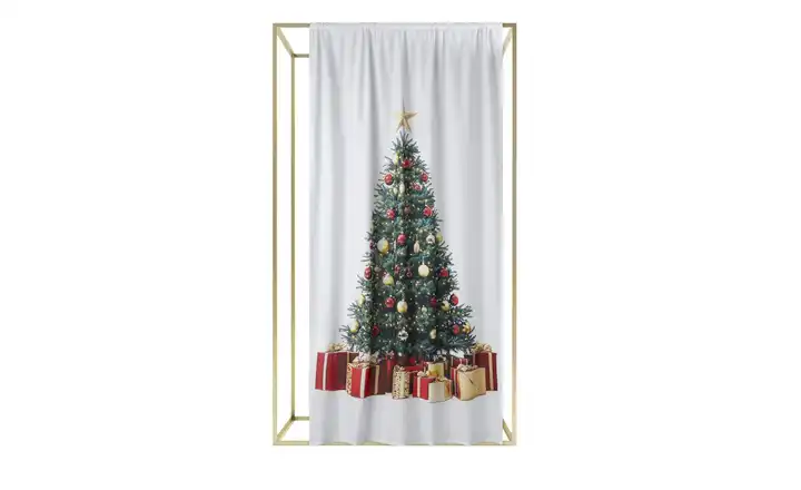 como Verdunklungsvorhang  Weihnachtsbaum