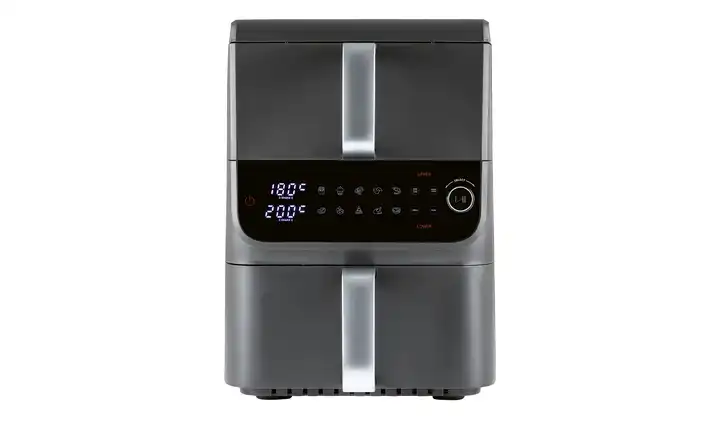 GourmetMaxx Doppelkammer Heißluftfritteuse  16404