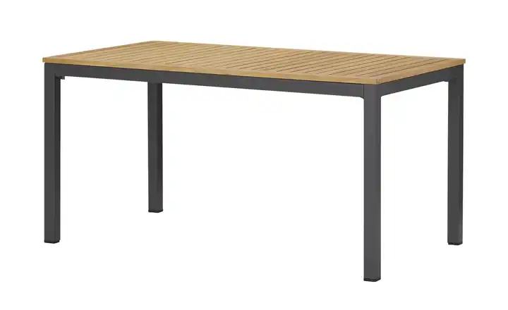  Tisch mit Holzplatte Livorno