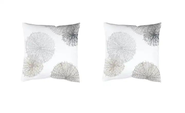 HOME Wohnideen Kissenhülle Grau 50 cm 2er-Set 50 cm