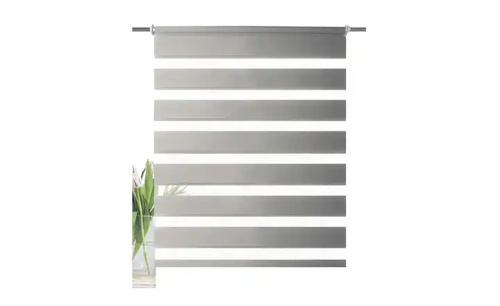 HOME Wohnideen Kettenzugrollo Grau 90 cm