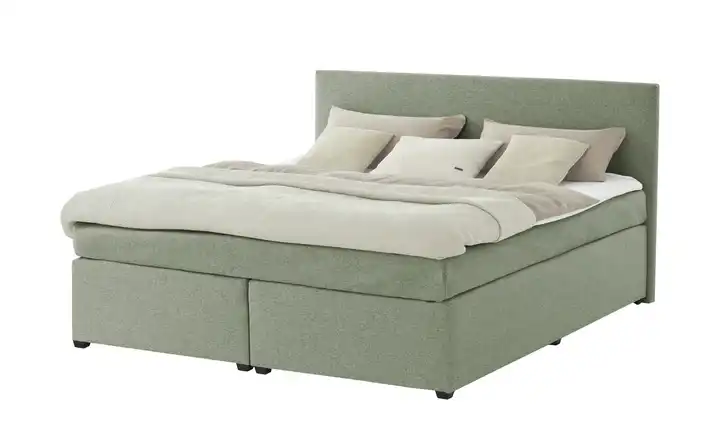 Boxspringbett Duke Grün 180 cm H3