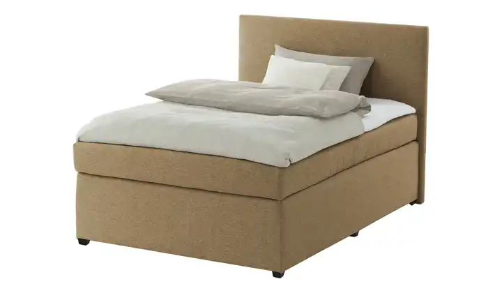 Boxspringbett Duke Senfgelb 90 cm H3