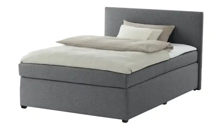 Boxspringbett Duke Dunkelgrau 120 cm H3