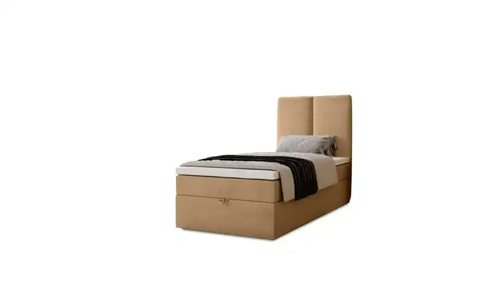 Boxbett mit Stauraum Macclesfield 203 cm 100x200 cm Beige