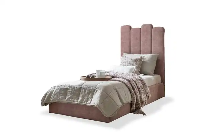 Miuform Polsterbett mit Bettkasten Dreamy Aurora Altrosa 90x200 cm