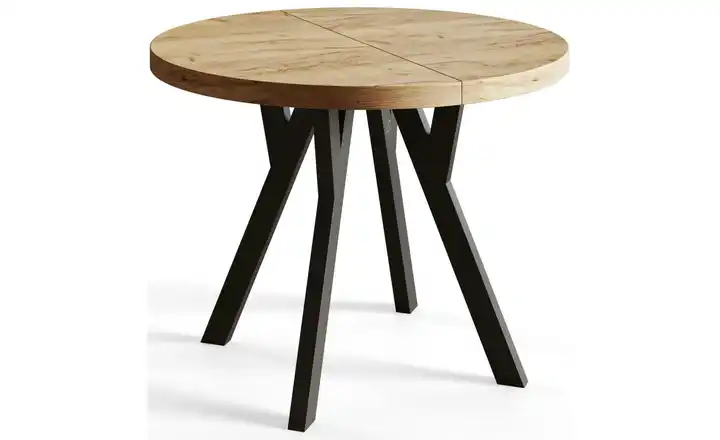 Esstisch ausziehbar Ove holzfarben 90x90