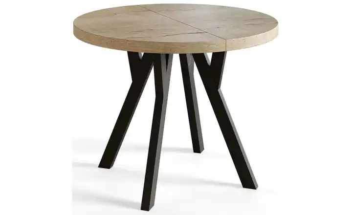 Esstisch ausziehbar Ove holzfarben 80x80