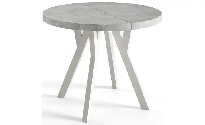 Esstisch ausziehbar Ove Grau 100x100