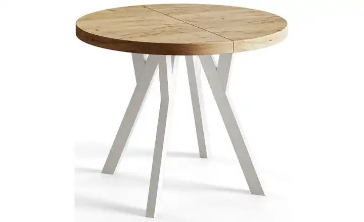 Esstisch ausziehbar Ove Braun 100x100