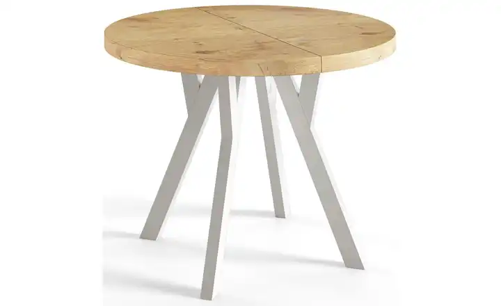 Esstisch ausziehbar Ove Hellbraun 100x100